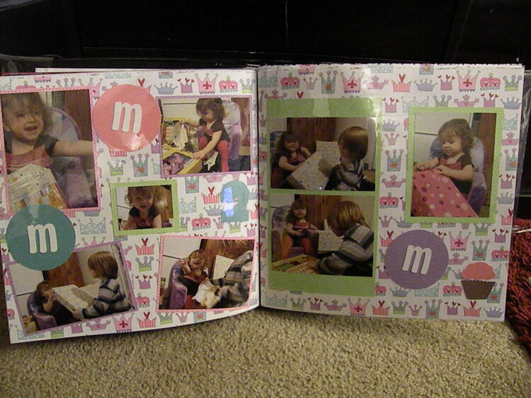 Pages 1 and 2 of Megan&#039;s 2nd birthday