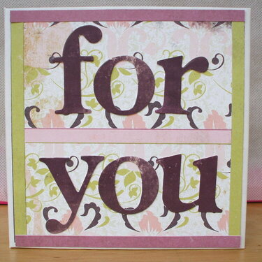 For You Gift Card Holder