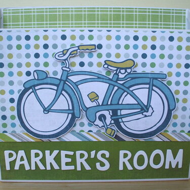 Parker&#039;s Room Paper/Mail Holder