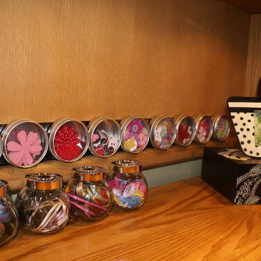 Magnetic Tins...see supplies up close and personal!