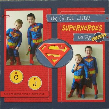 The cutest little Superheroes..