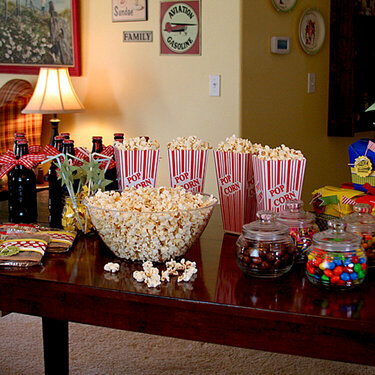 Popcorn party!
