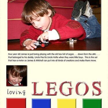 . . loving legos . . 