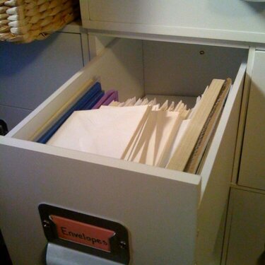 Envelope drawer