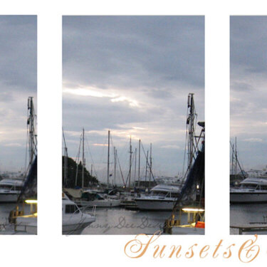 Sunset &amp;Boats