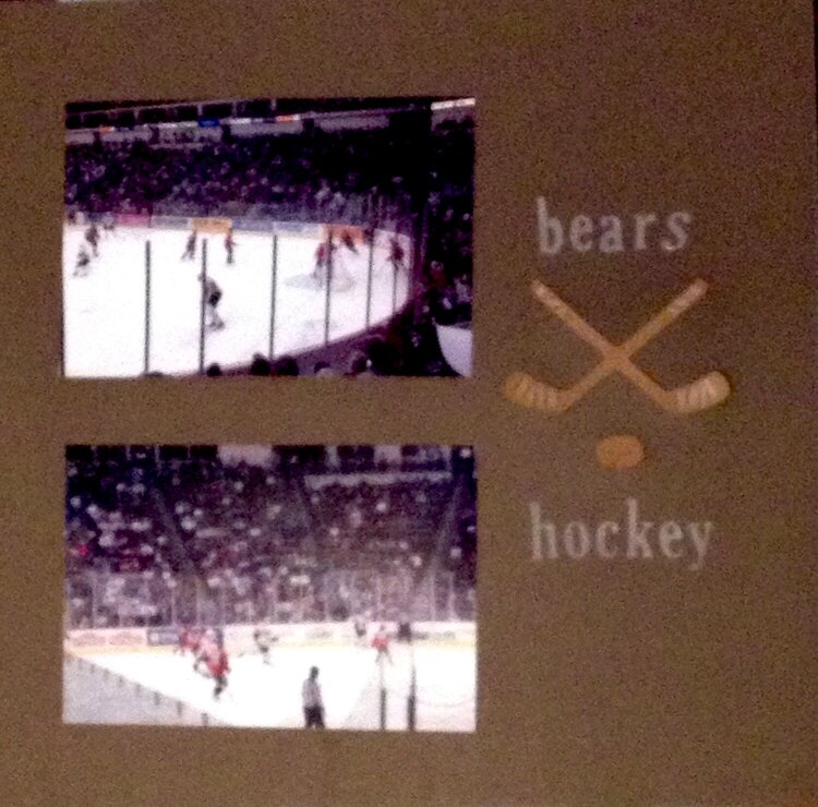 bears hockey