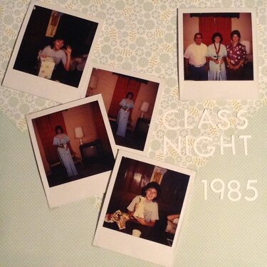 Class night 1985