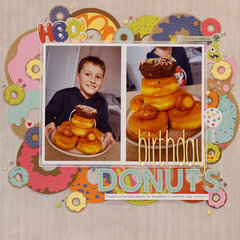 birthday donuts