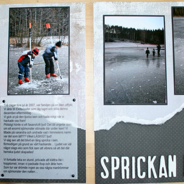 Sprickan i isen (The crack in the ice)
