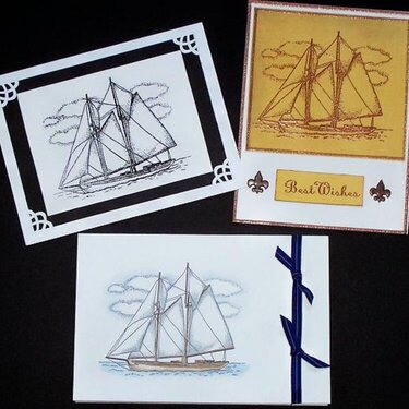 Sailboat cards