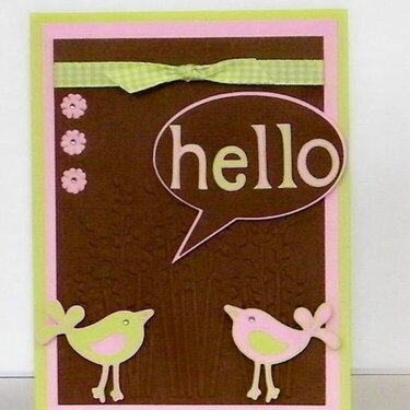 HELLO--for Chemo Card Angels