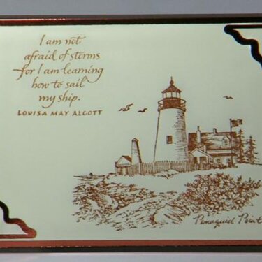 lighthouse card