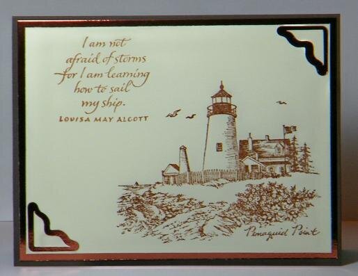 lighthouse card