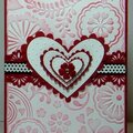 embossed valentine