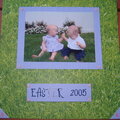 Easter 2005- Egan and Kyleigh
