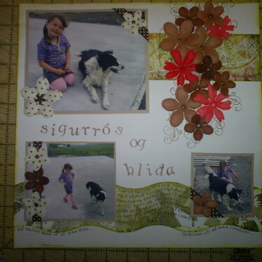 Sigurros and Bla(the dog)