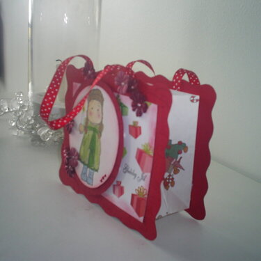 Christmas mini gift bag (details)