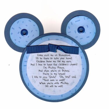 Mickey Mouse Ears Poem