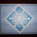 Sparkly Snowflake Christmas card