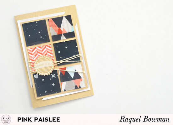 Krafty Cards by Raquel Bowman featuring Pink Paislee Outfitters Collection