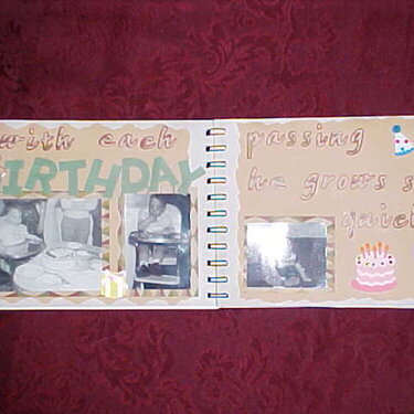 Pages 4 &amp; 5 (Birthdays)