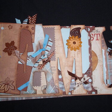 FAMILY CHIPBOARD KIT BROWN/BLUE - FRONT