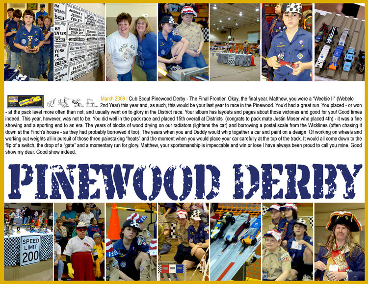 Cub Scout Pinewood Derby