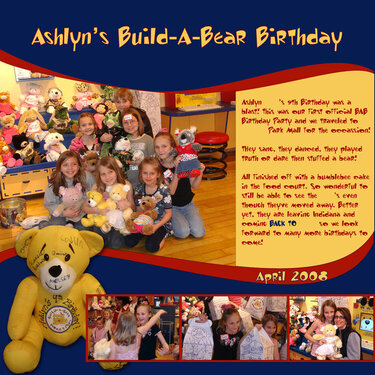 Build-A-Bear Birthday Bash