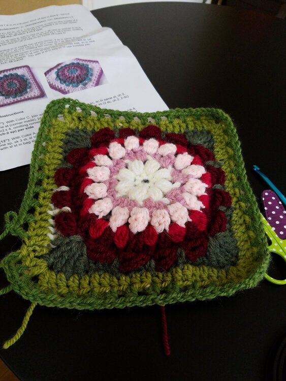 Sharing a crocheting project.