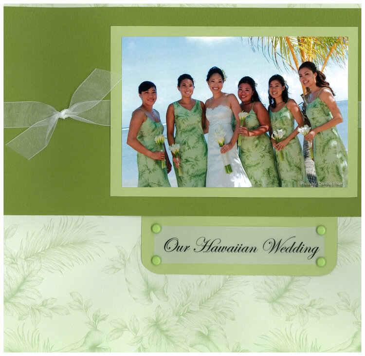 Hawaiian Wedding 12x12