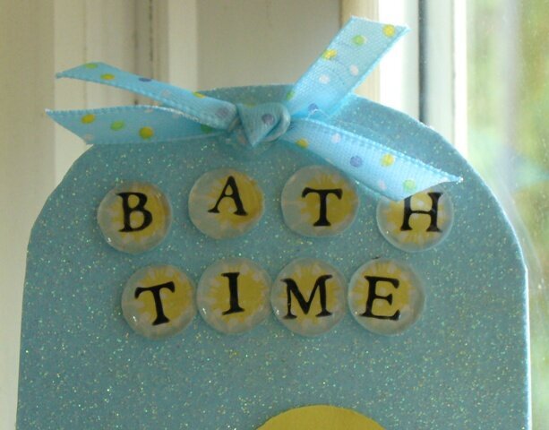 Bath time close up