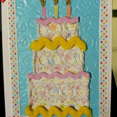 Birthday Cake Card