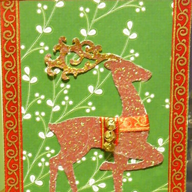 Reindeer Card