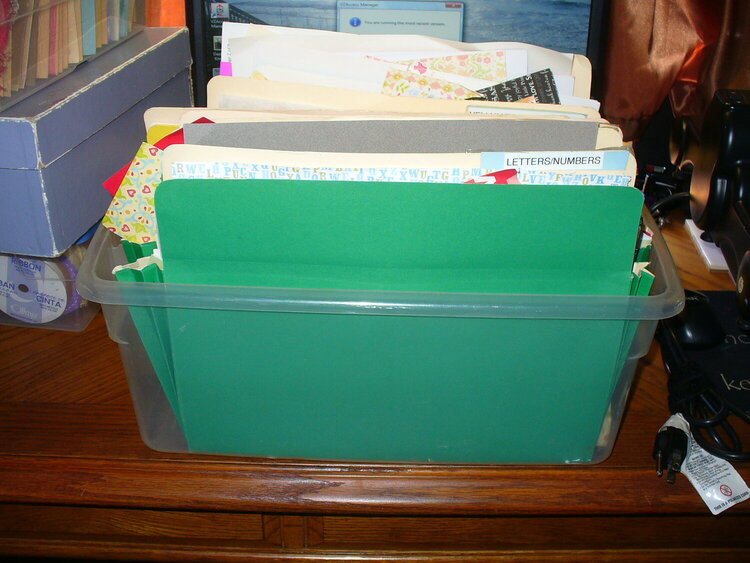 Scrap paper storage