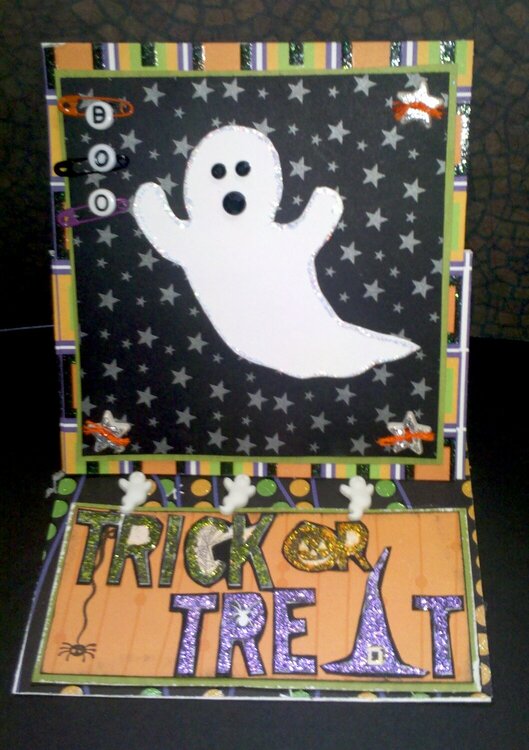 Ghost Easel Card