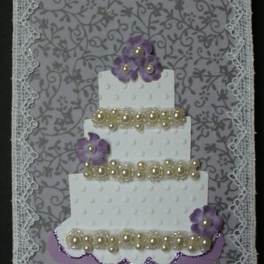 Wedding Card-Purple