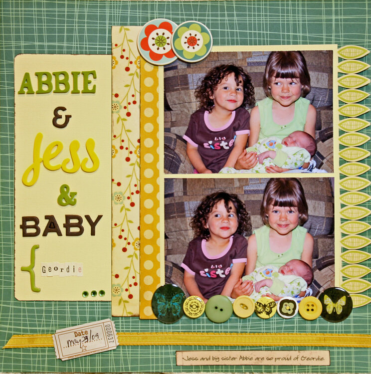Abie, Jess and Baby Geordie