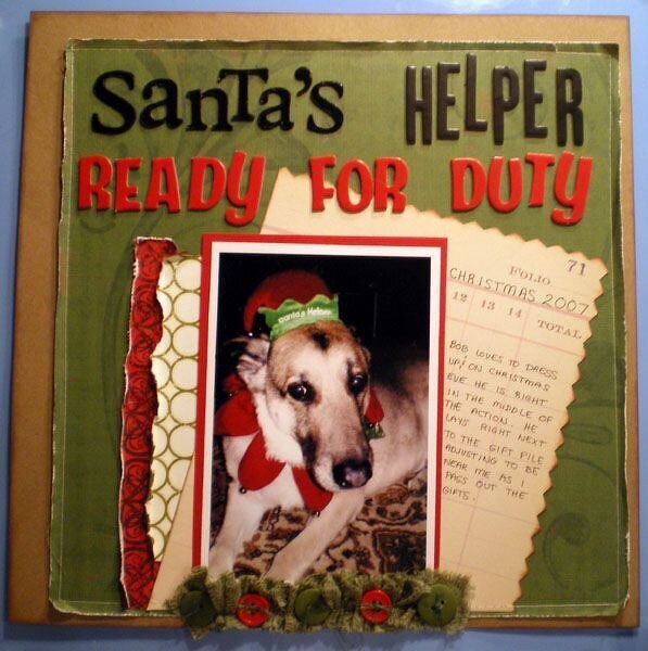Santa&#039;s Helper Ready for Duty