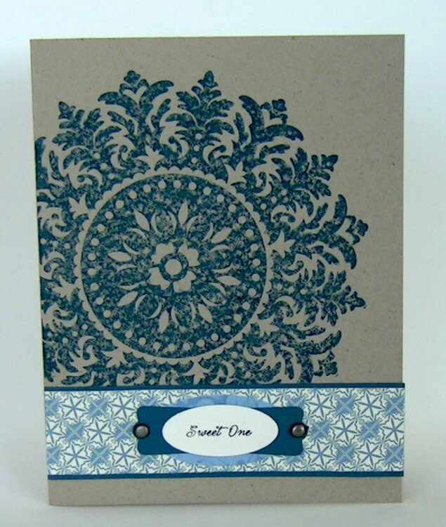 Medallion Sweet One card