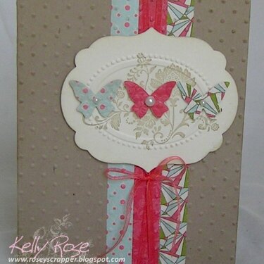 Fresh Vintage Butterfly card