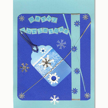Xmas card (showing &quot;lacking&quot; stamping technique)