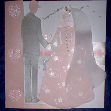 Bride and Groom card