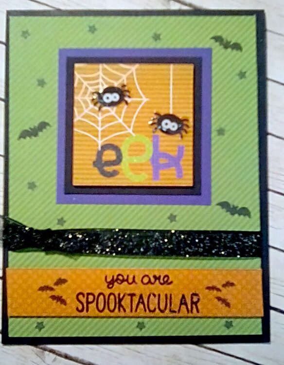 Doodlebug Halloween Card 2017