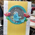 Happy birthday card/ Spellbinders monthly dies