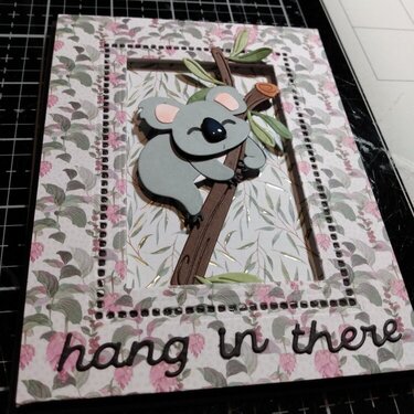 Hang In There Spellbinders kit of the month 
