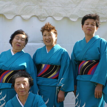 traditionals dancers North Japan