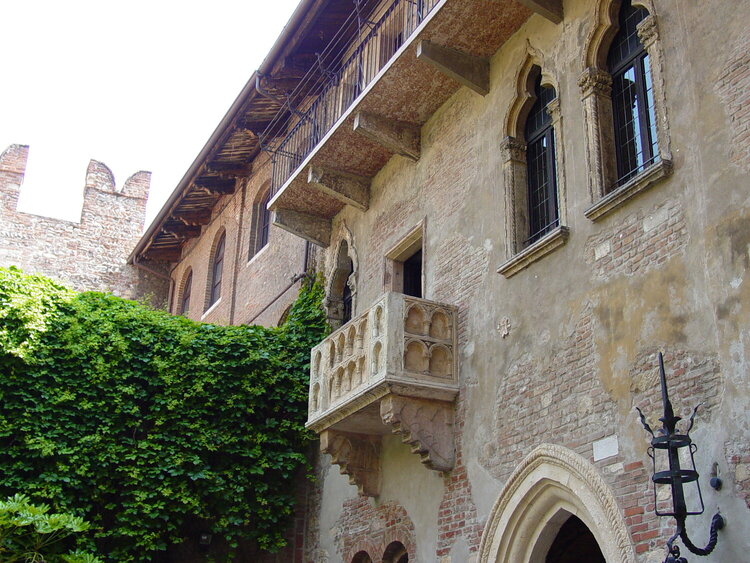 Juliets balkony in Verona