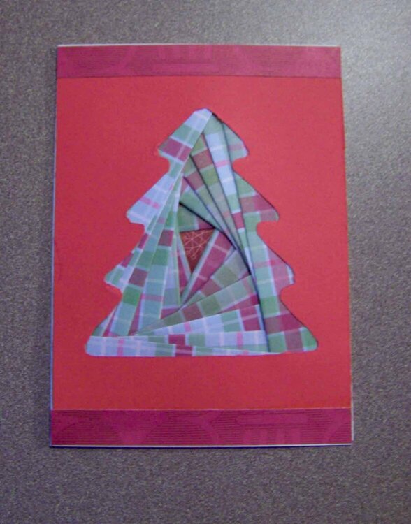 Iris Folding Tree