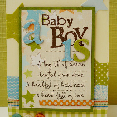 A Baby Boy Is...