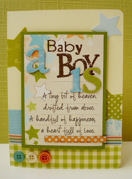 A Baby Boy Is...